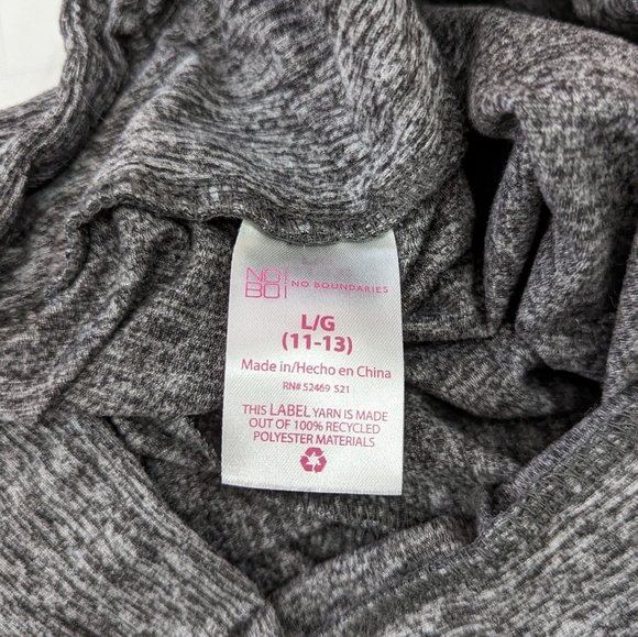 No Boundaries Gray Variegated Yoga Pants - Picture 4 of 5